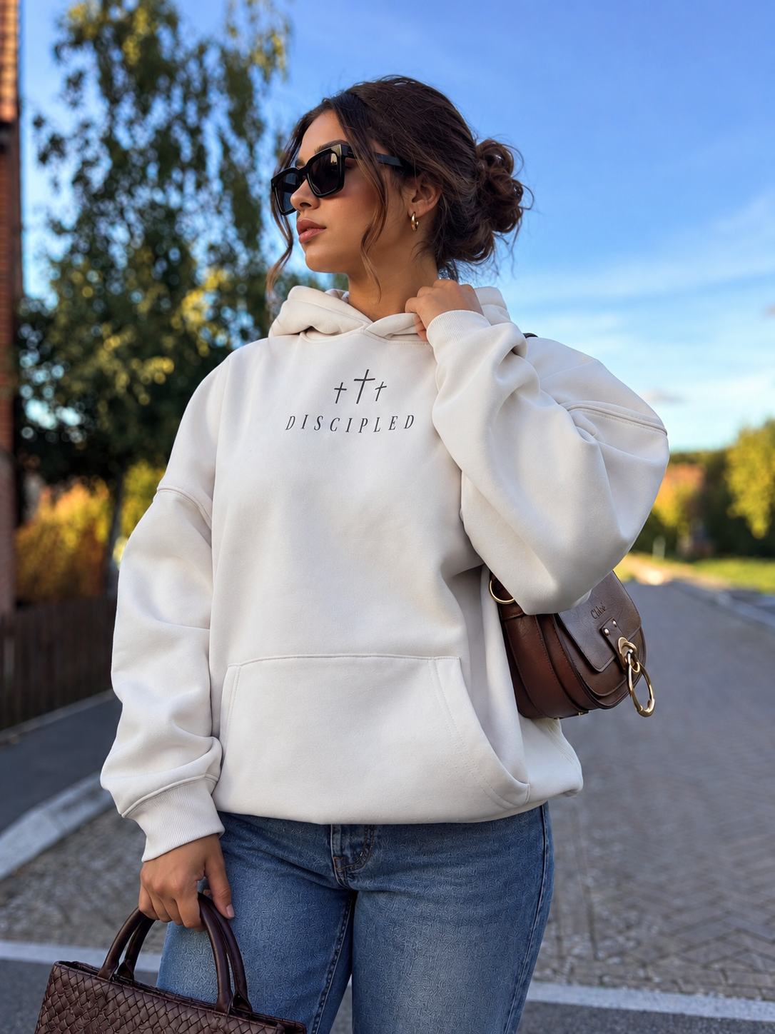 UNISEX Take Up Your Cross Oversized Hoodie