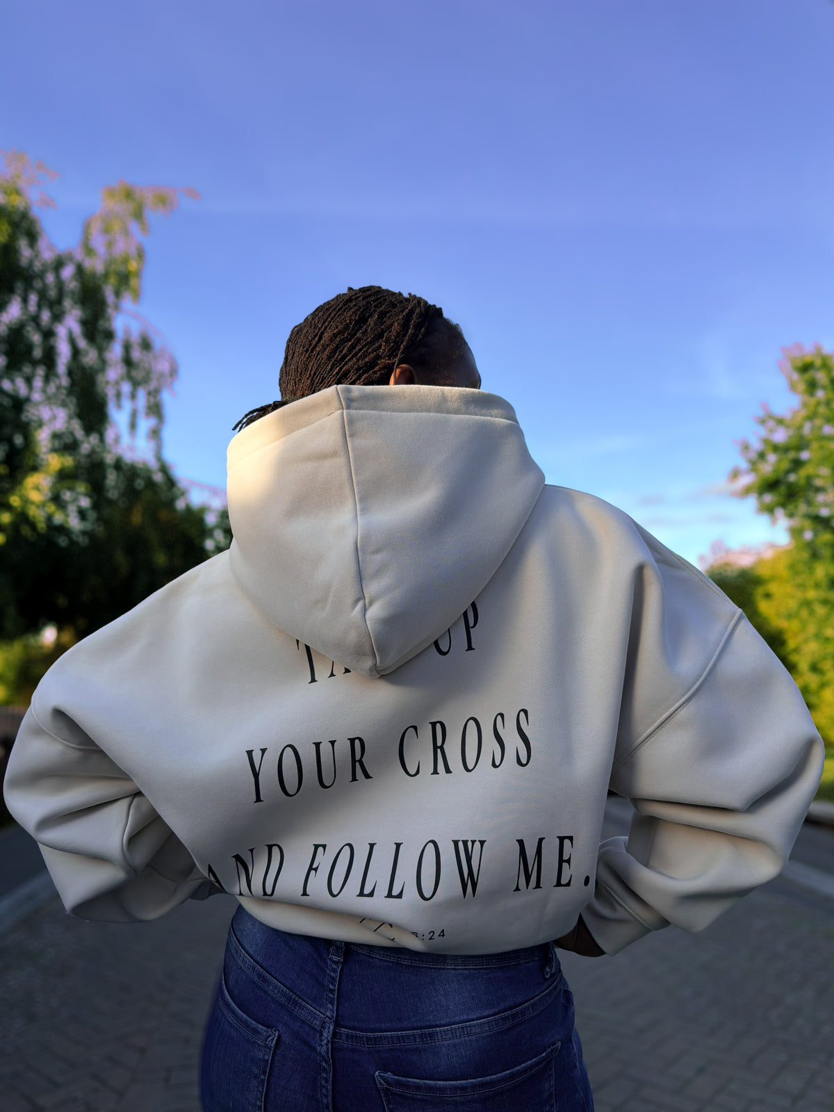 UNISEX Take Up Your Cross Oversized Hoodie