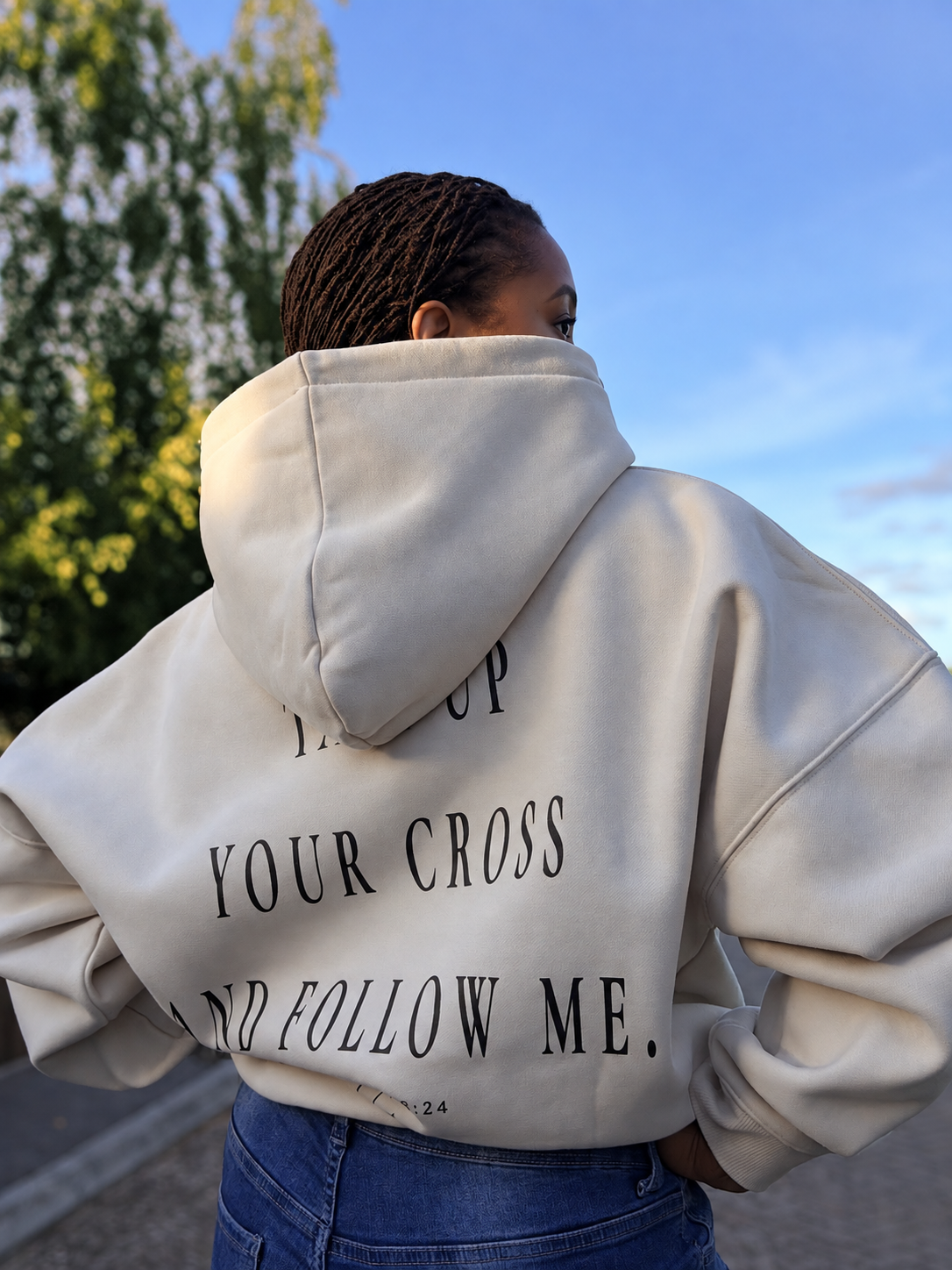 UNISEX Take Up Your Cross Oversized Hoodie