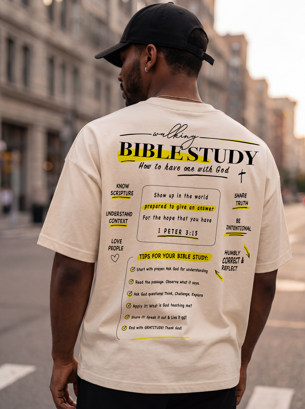UNISEX Bible Study Oversized T-Shirt